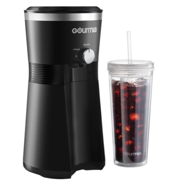 GOURMIA Iced Coffee Maker with Reusable Tumbler, Black - Picture 7 of 8